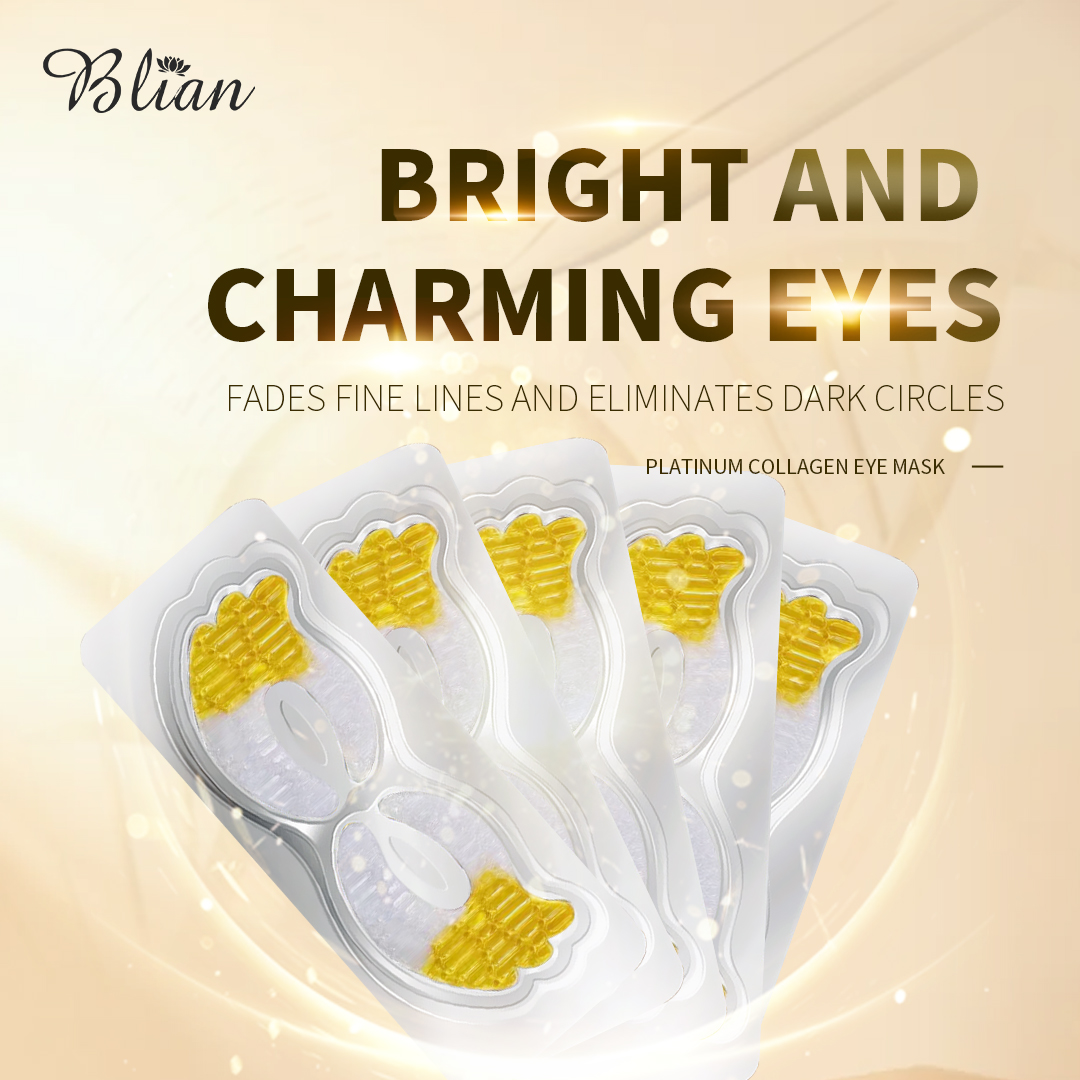 White Gold Collagen Reduces Fine Lines Eyes Mask