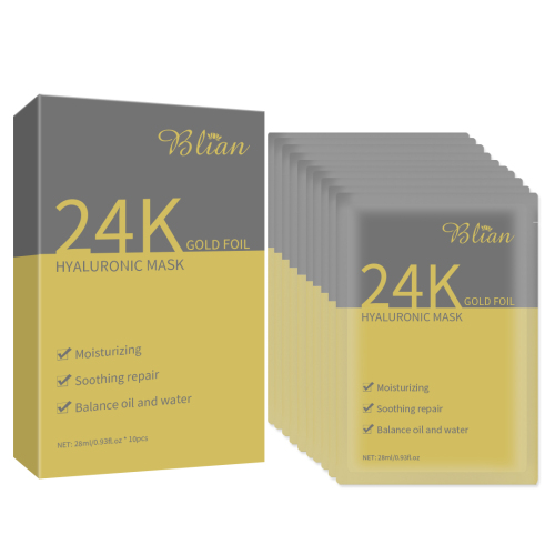 24K Gold Foil Facial Mask