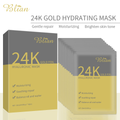 24K Gold Foil Facial Mask