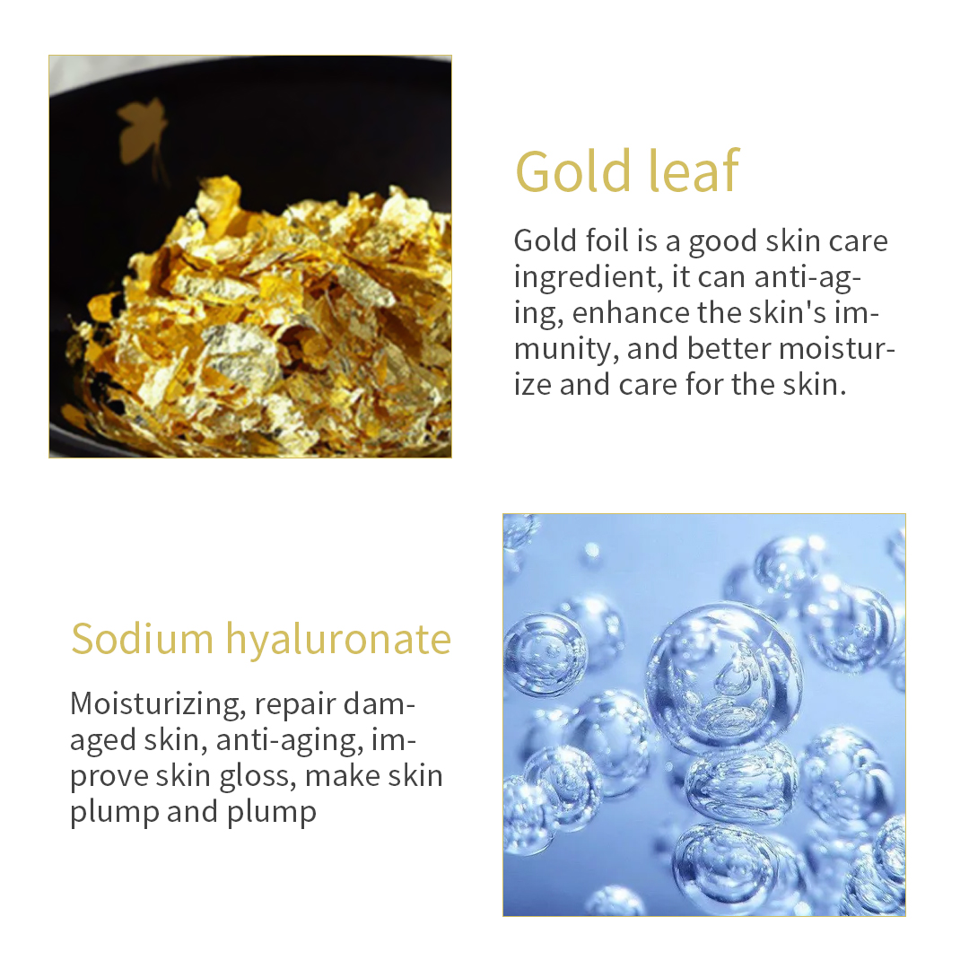 24K Gold Foil Facial Mask