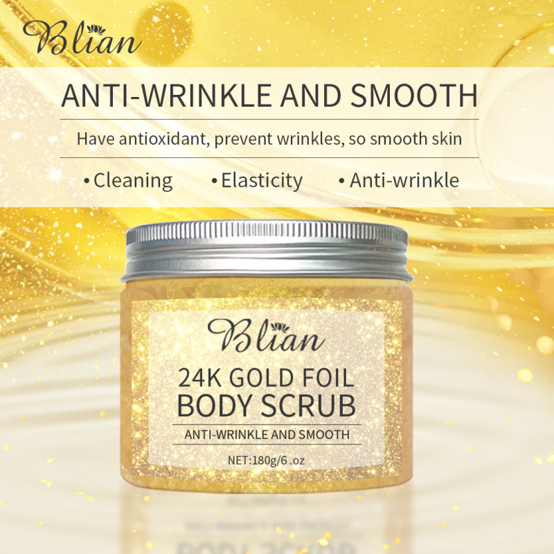 24K Gold Foil Exfoliation Body Scrub