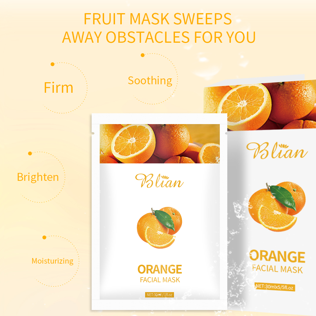Orange Brightening Facial Mask
