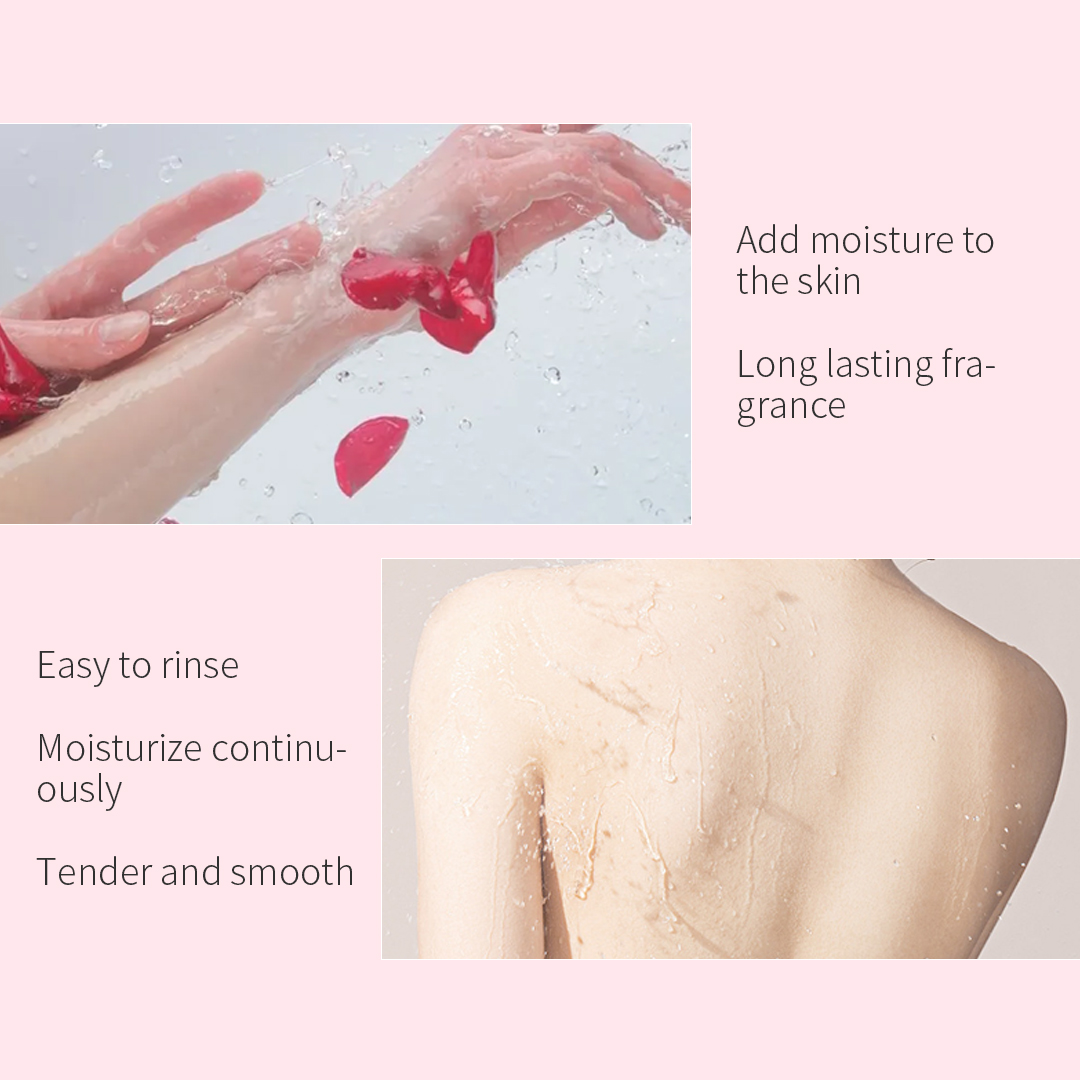 Rose Scented Moisturizing Body Shower Gel