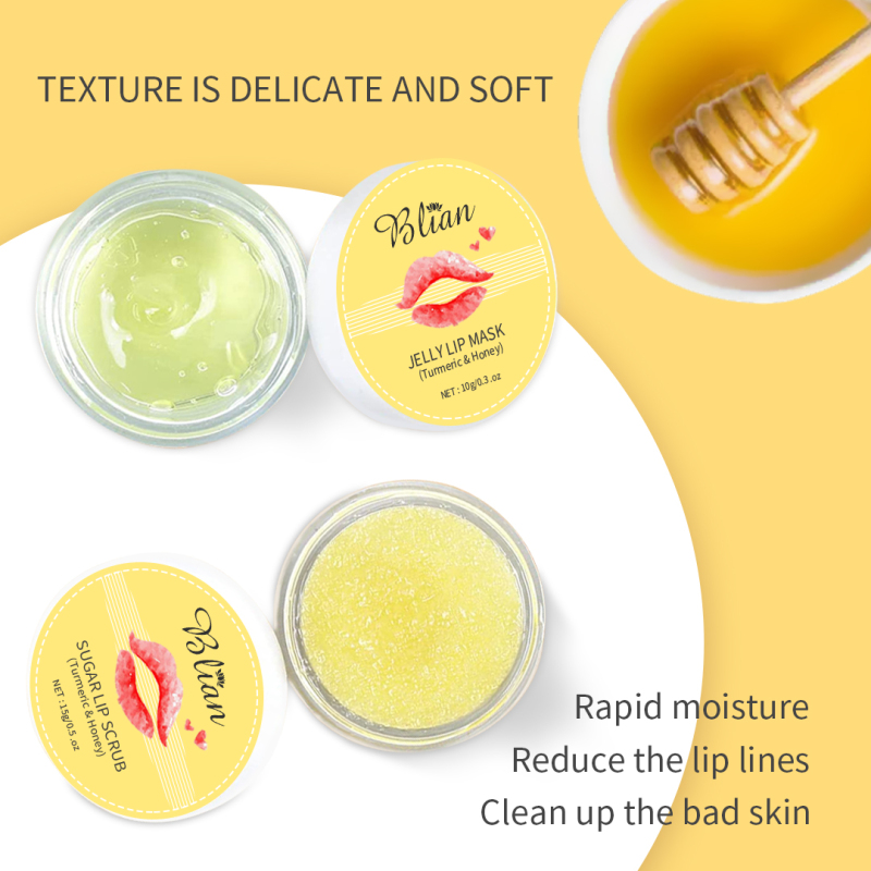 Turmeric Honey Lip Mask Set