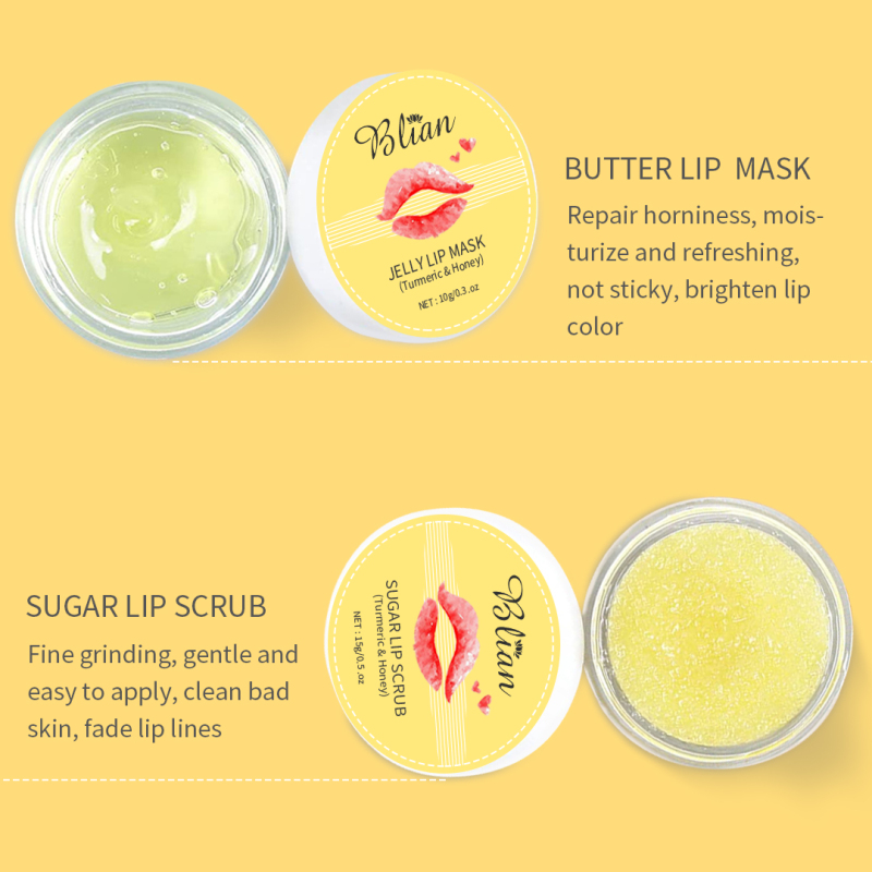 Turmeric Honey Lip Mask Set