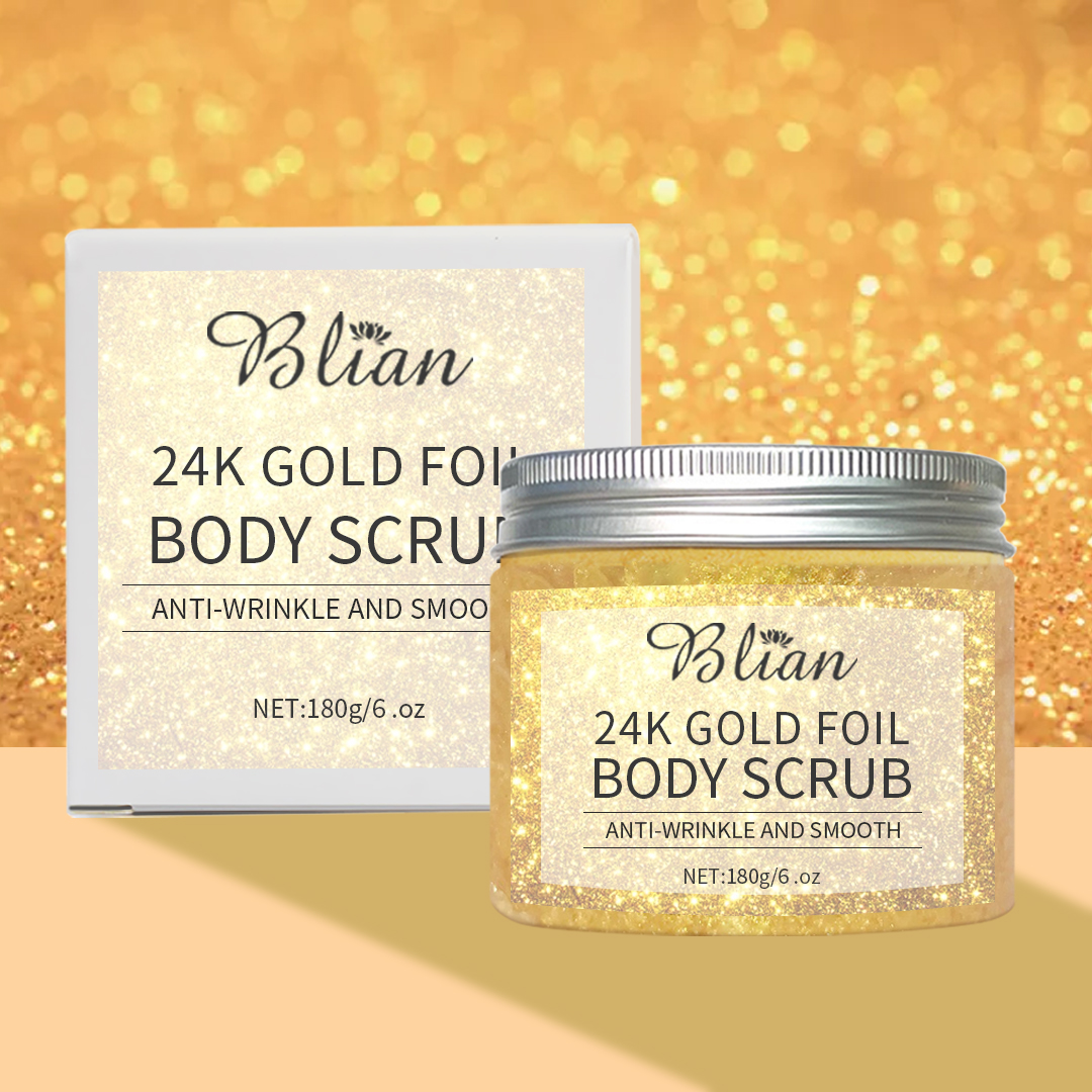 24K Gold Foil Exfoliation Body Scrub