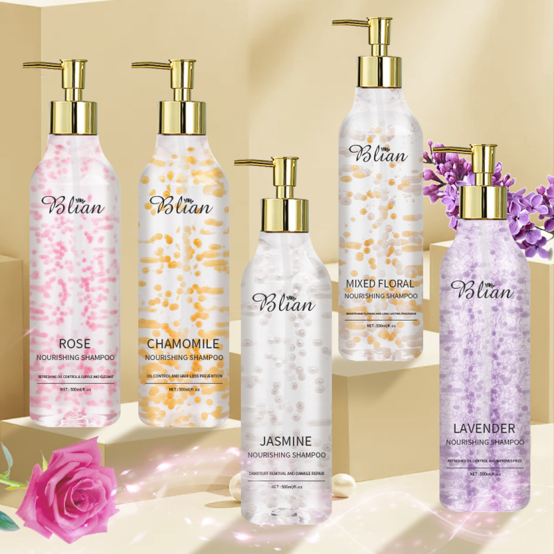 Floral Scent Anti-Dandruff Hair Shampoo Set