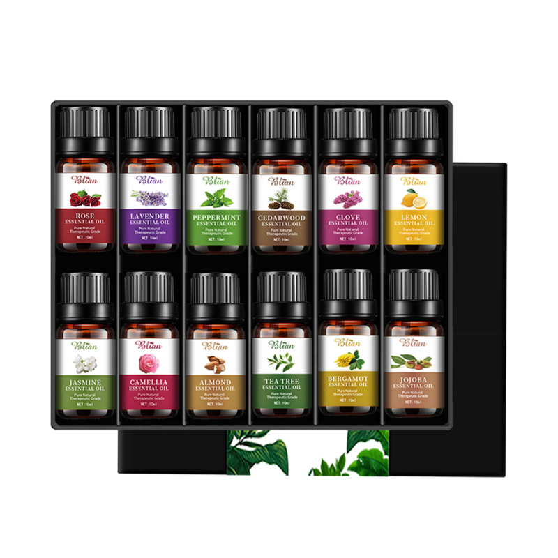 12 Florals Relieves Sore Muscles And Relieve Tension Aromatherapy Essential Oil Set