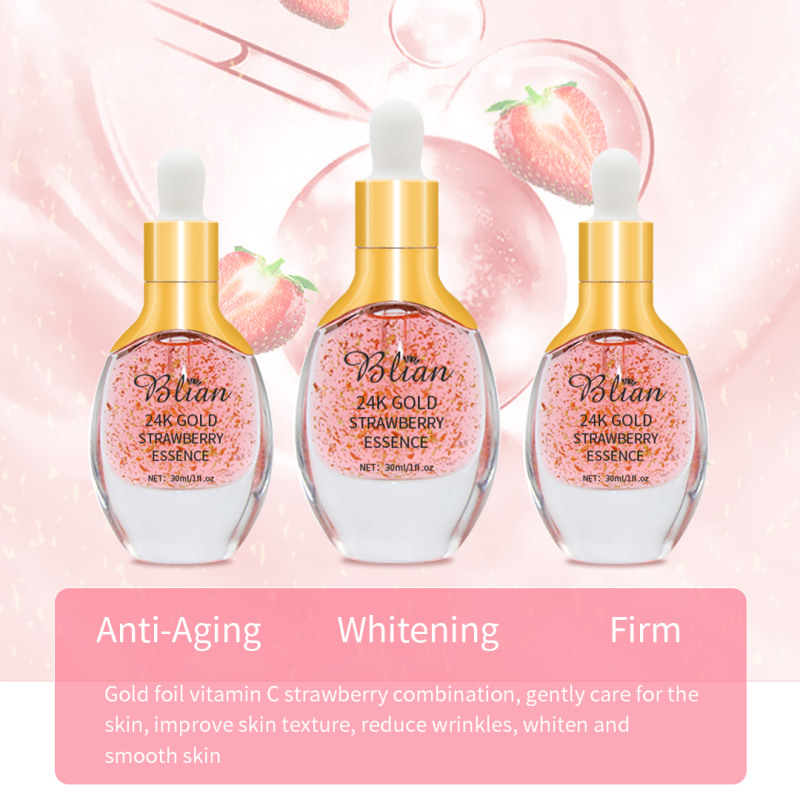Strawberry Vitamin C Anti-Aging Whitening Facial Serum