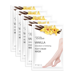Vanilla Moisturizing And Smooth Lighten Dry Lines Foot Mask