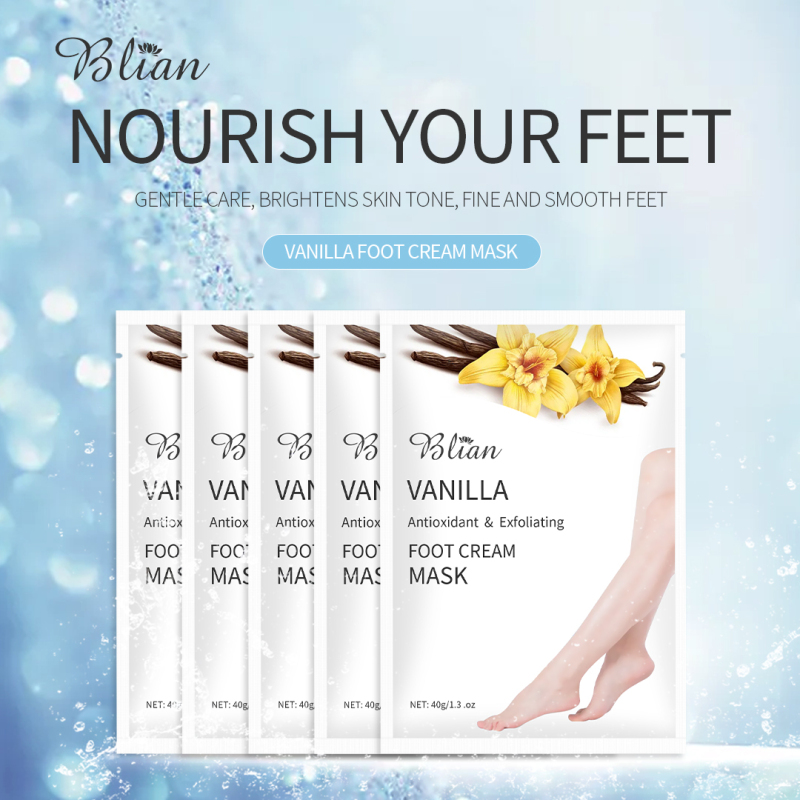 Vanilla Moisturizing And Smooth Lighten Dry Lines Foot Mask