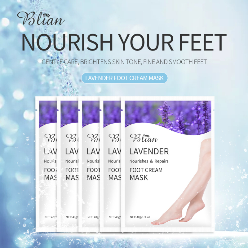 Lavender Moisturizing And Smooth Lighten Dry Lines Foot Mask