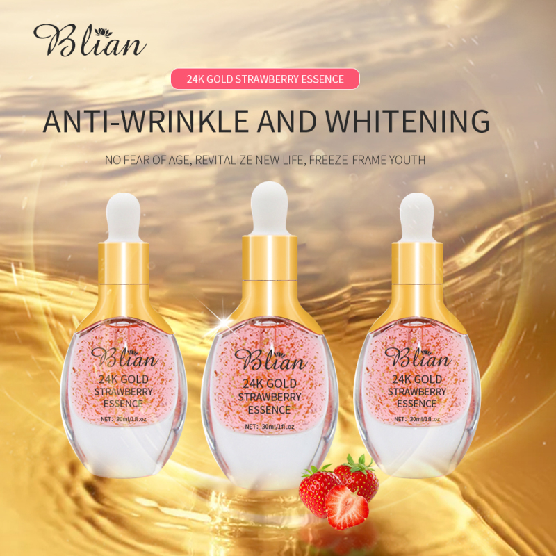 Strawberry Vitamin C Anti-Aging Whitening Facial Serum