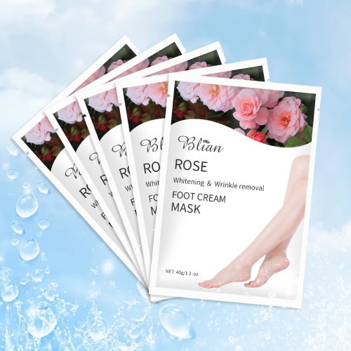 Rose Moisturizing And Smooth Lighten Dry Lines Foot Mask