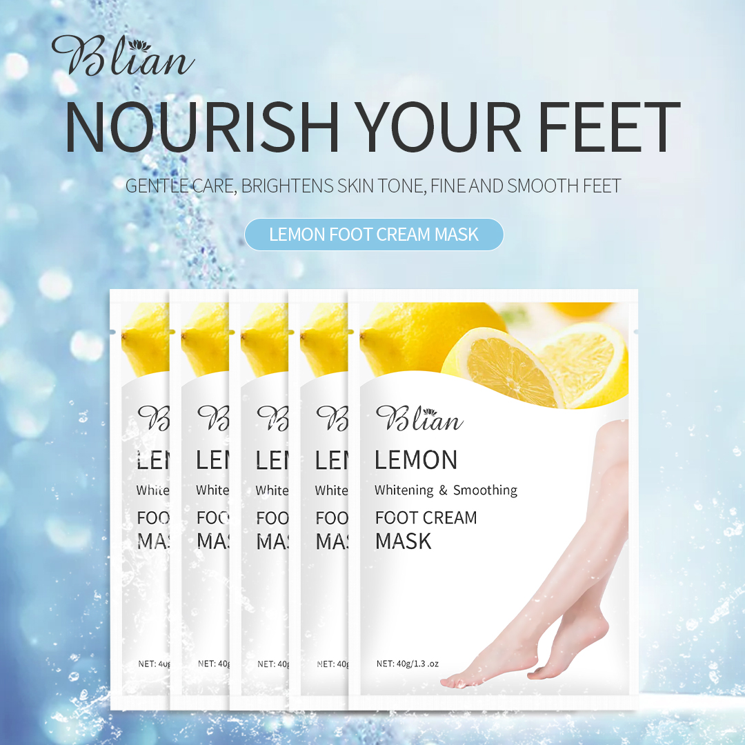 Lemon Moisturizing And Smooth Lighten Dry Lines Foot Mask