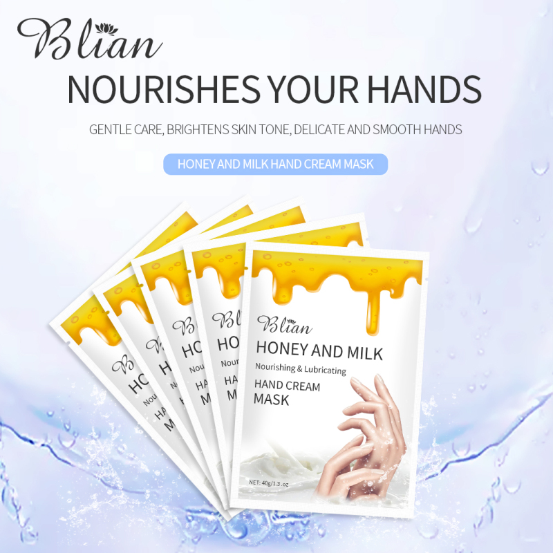 Honey Milk Moisturizing Brightening Whitening Hand Mask