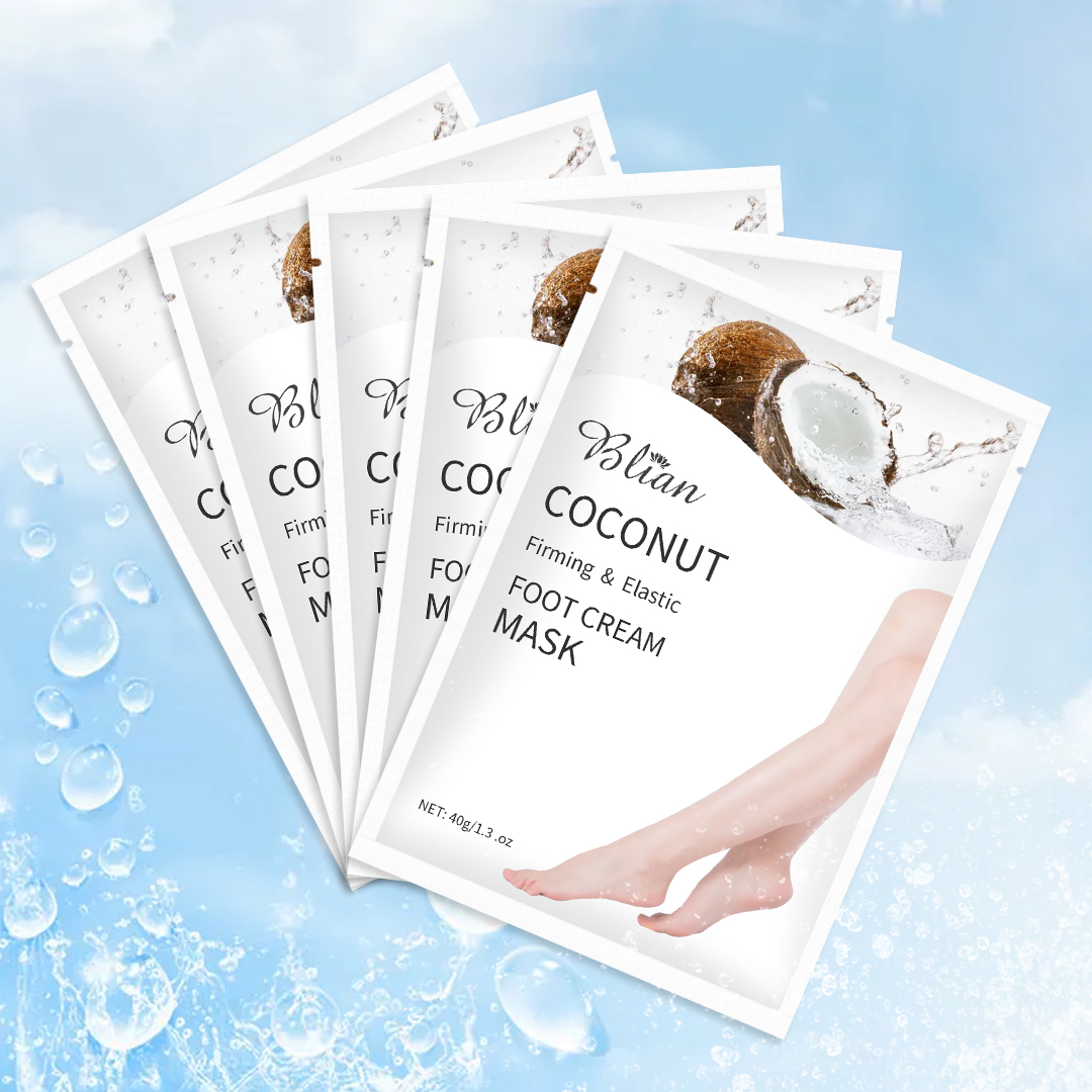 Coconut Moisturizing And Smooth Lighten Dry Lines Foot Mask