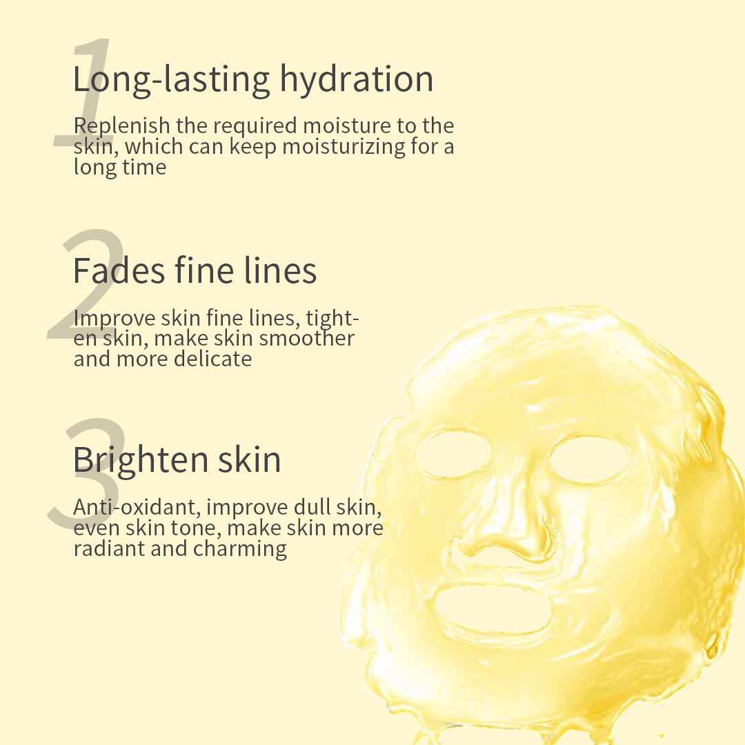 24K Gold Foil Deep Cleaning Shrink Pores Facial Mud Mask