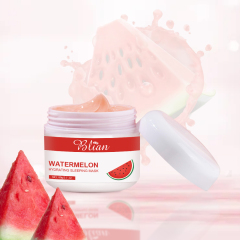 Watermelon Leaving Skin Soft, Smooth, And Glowing Facial Sleeping Mask