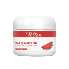 Watermelon Leaving Skin Soft, Smooth, And Glowing Facial Sleeping Mask