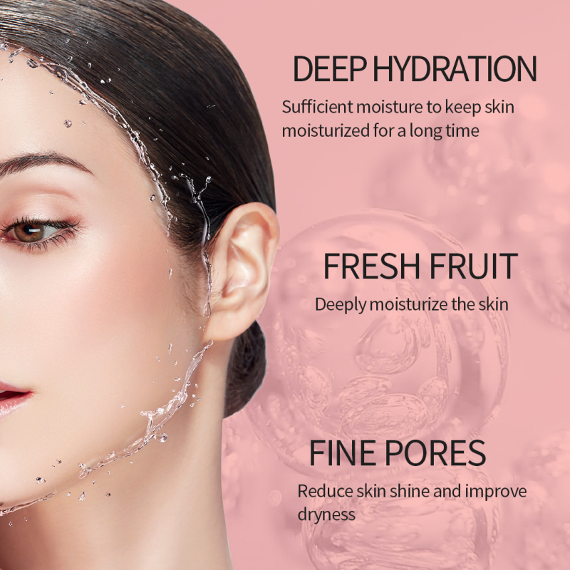 Watermelon Leaving Skin Soft, Smooth, And Glowing Facial Sleeping Mask