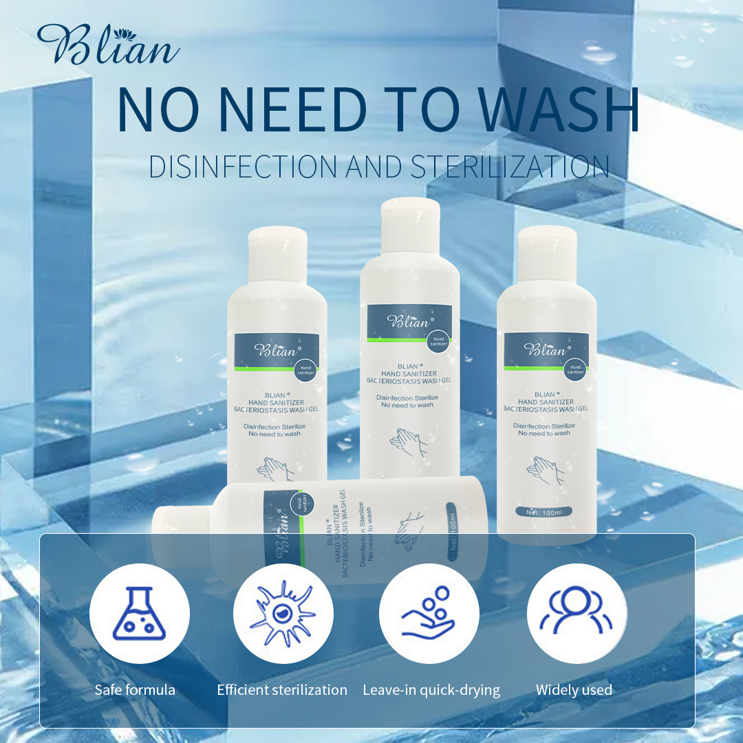100Ml Transparent Sterilize Disinfect Hand Sanitizer