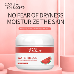 Watermelon Leaving Skin Soft, Smooth, And Glowing Facial Sleeping Mask