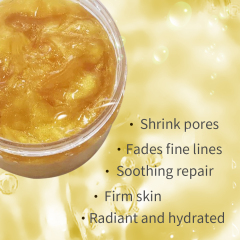 24K Gold Foil Deep Cleaning Shrink Pores Facial Mud Mask