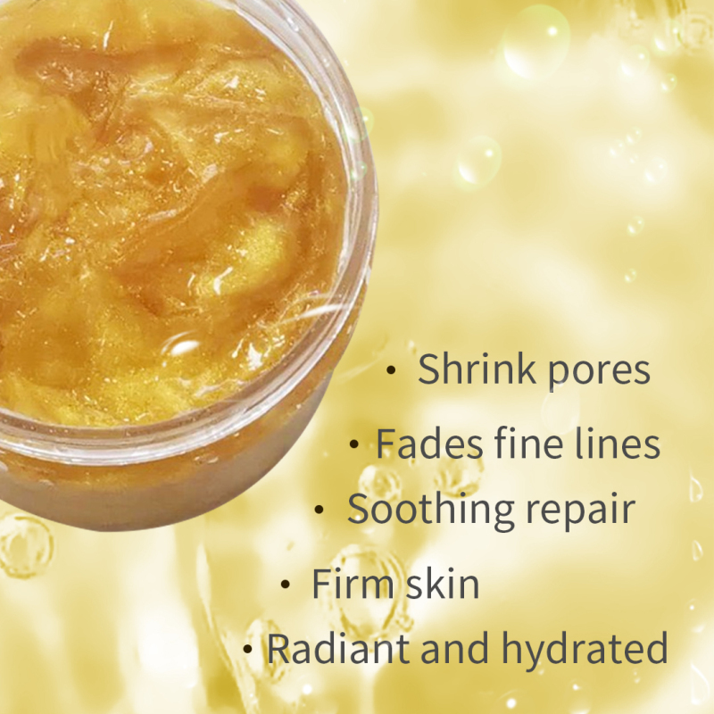 24K Gold Foil Deep Cleaning Shrink Pores Facial Mud Mask