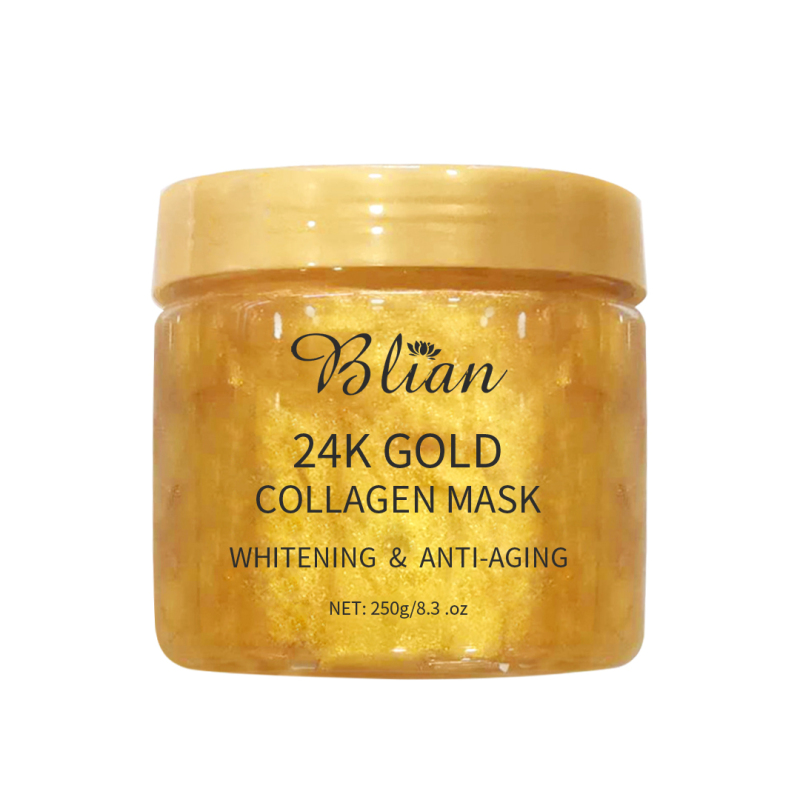 24K Gold Foil Deep Cleaning Shrink Pores Facial Mud Mask