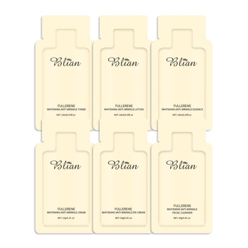 Fullerenes Antioxidant, Whitening, Anti-Wrinkle Facial Skin Care Set