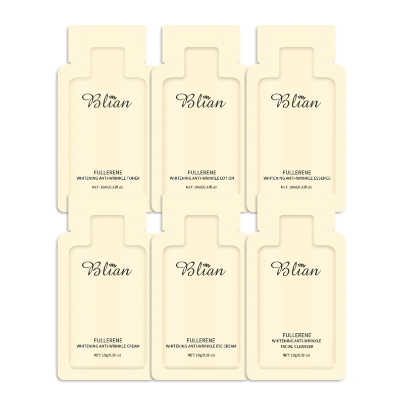 Fullerenes Antioxidant, Whitening, Anti-Wrinkle Facial Skin Care Set