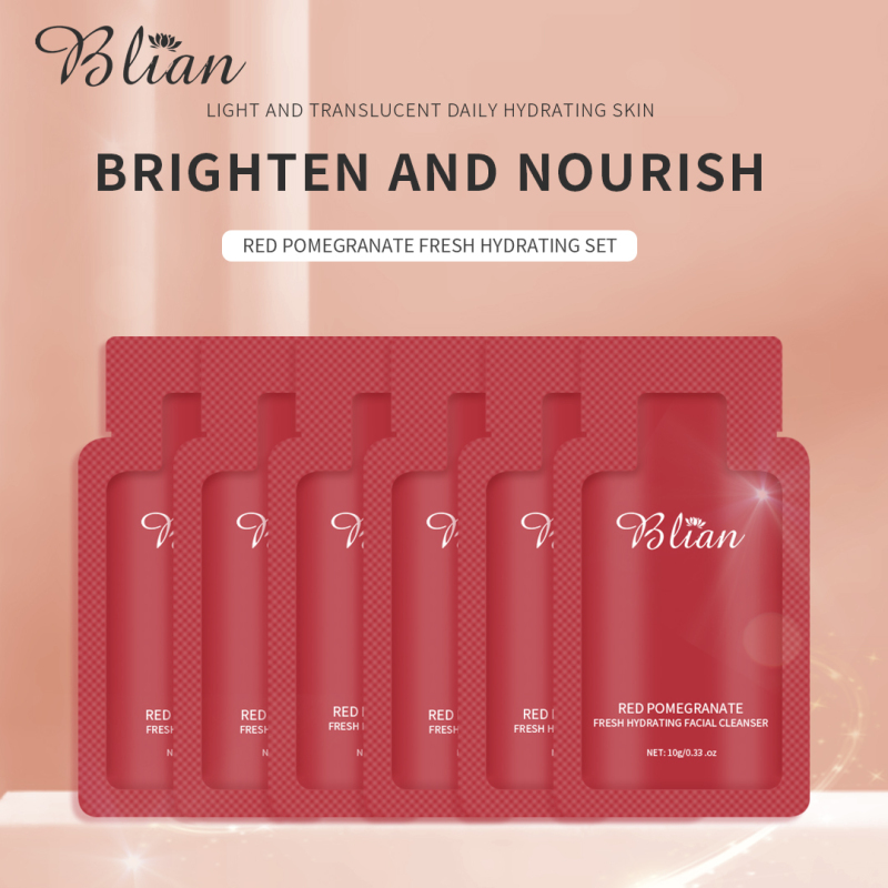 Red Pomegranate Go Yellow And Brighten Facial Skin Care Set