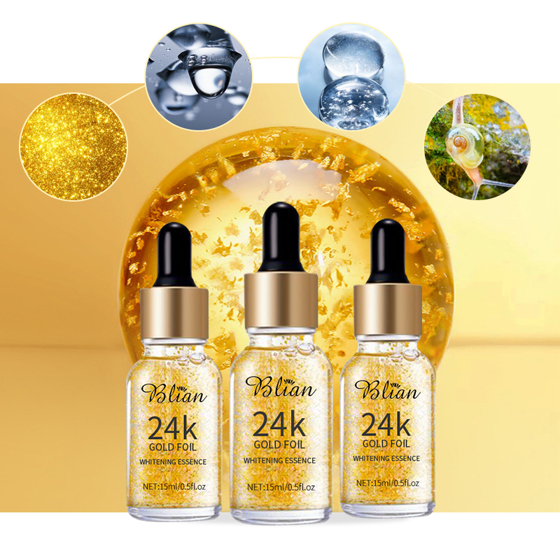 BILIAN|24K Gold Foil Whiten,Metabolism,Anti-Aging Facial Essence