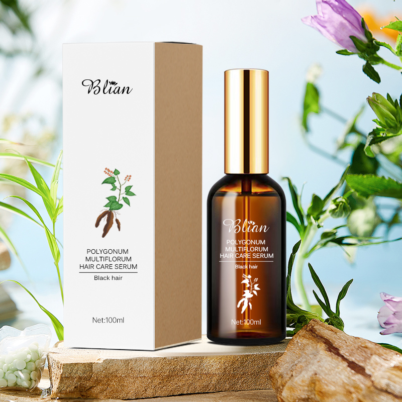 100ml large volume polygonum multiflorum essence anti hair loss hair care essence