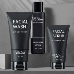 Men's face care cleansing oil control and moisturizing set