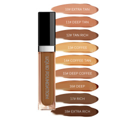 Dark coverage shade Lightweight moisturizing foundation