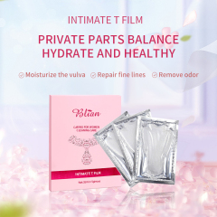 Female intimate area care film patch