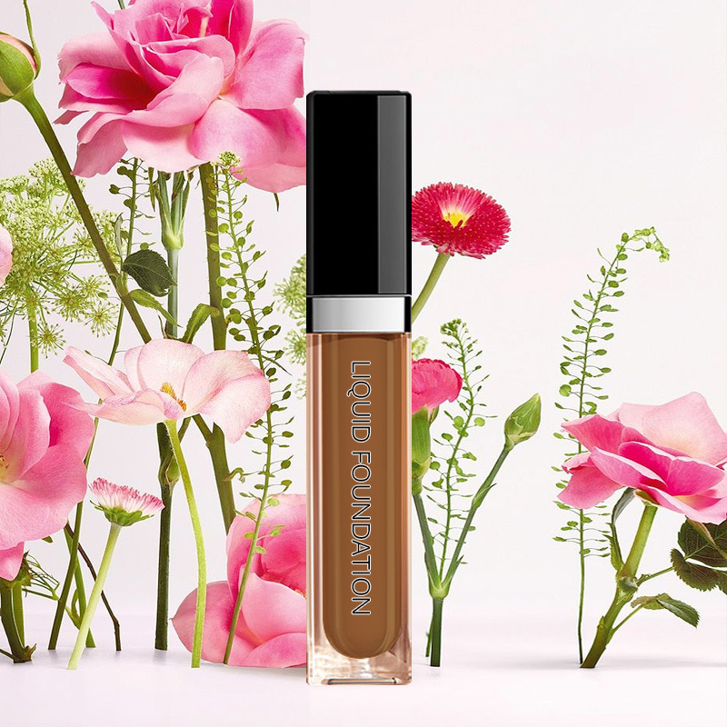 Dark coverage shade Lightweight moisturizing foundation