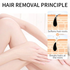 Non-stimulating hair removal cream