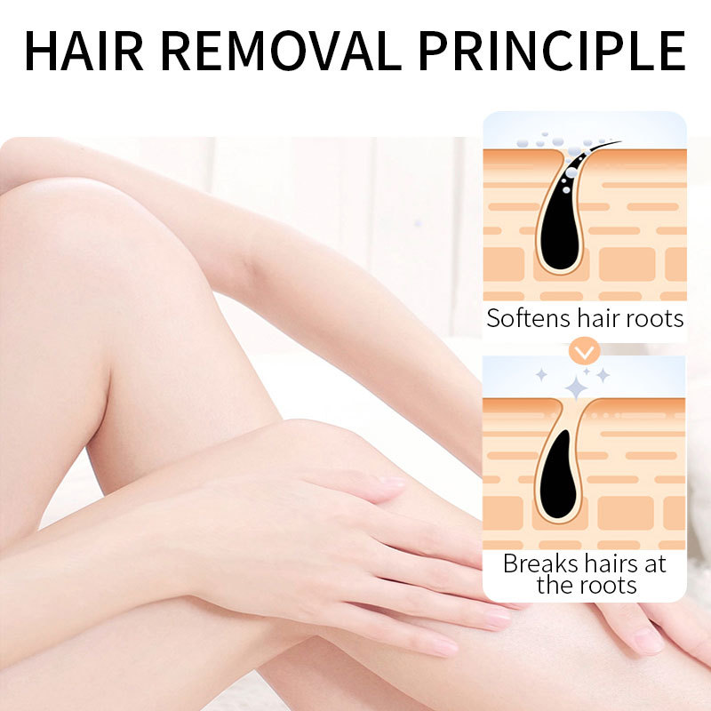 Non-stimulating hair removal cream