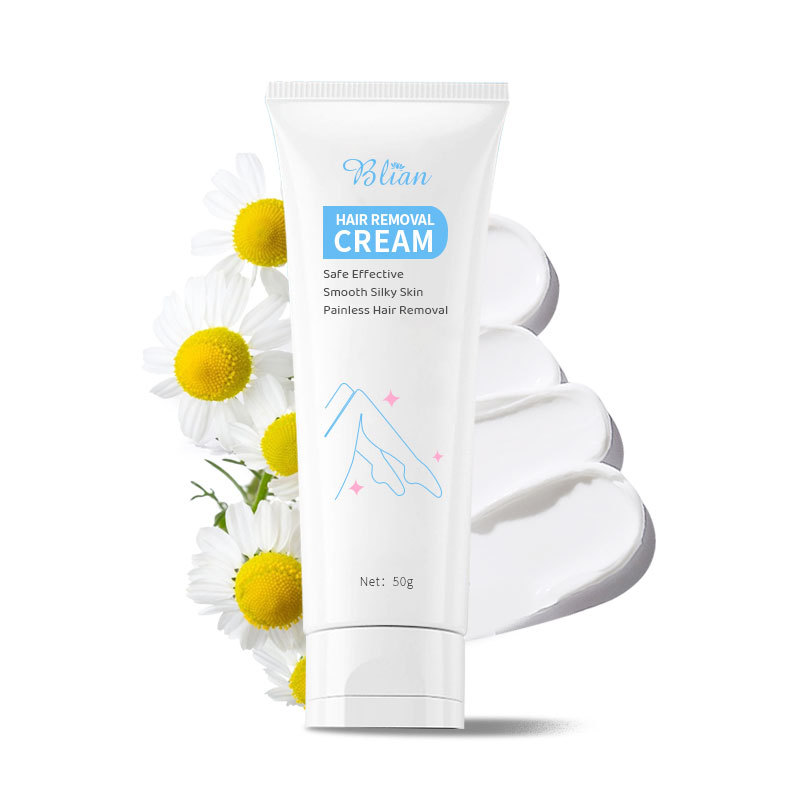 Non-stimulating hair removal cream