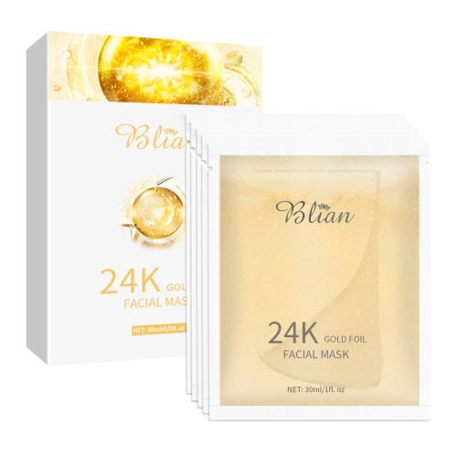 Whitening and Moisturizing Gold Foil Silk Mask