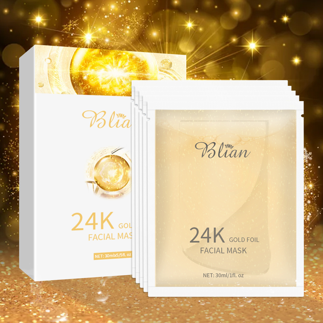 Whitening and Moisturizing Gold Foil Silk Mask