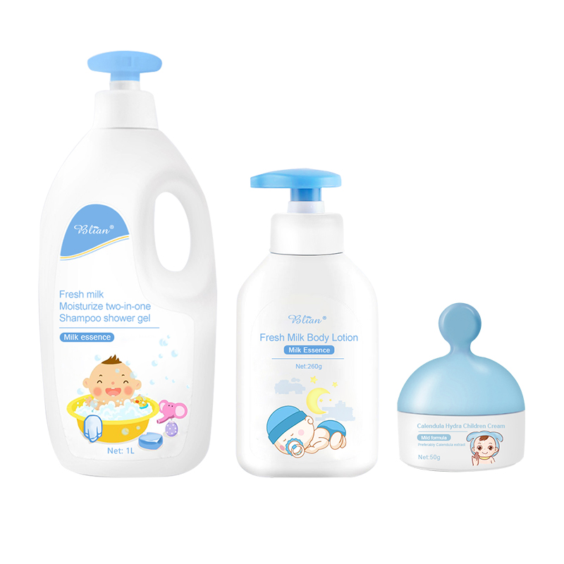 Children's bath and care set