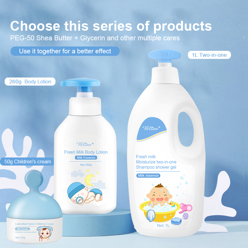 Children's bath and care set