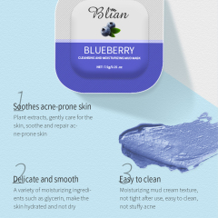 Blueberry Extract Whitening Mud Mask