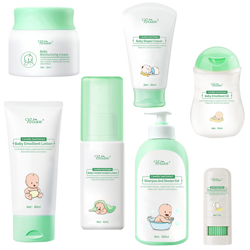 Camellia seeds children's bath care set