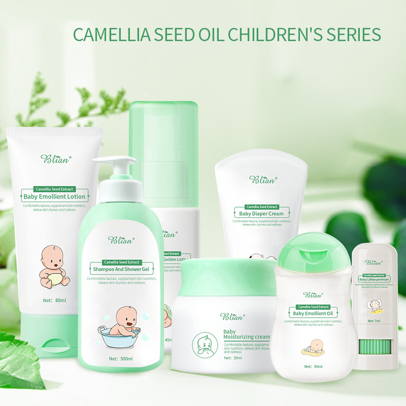 Camellia seeds children's bath care set