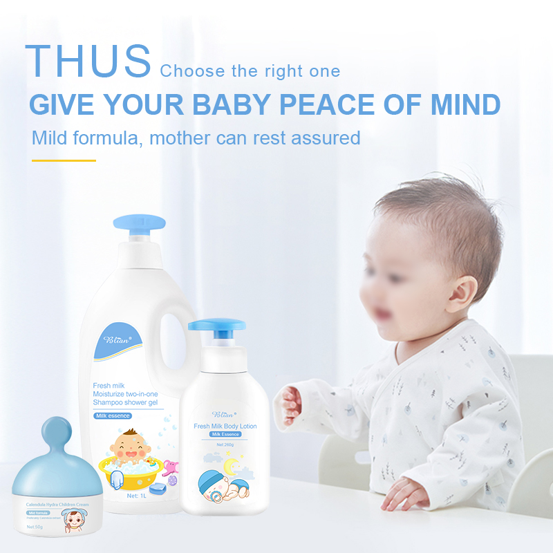Children's bath and care set
